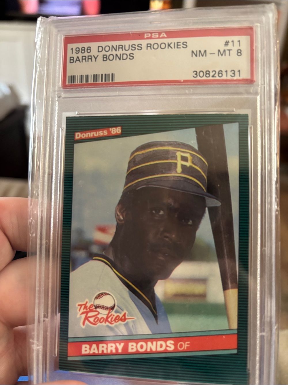 Donruss 1986 Barry Bonds Rookie Card - Green